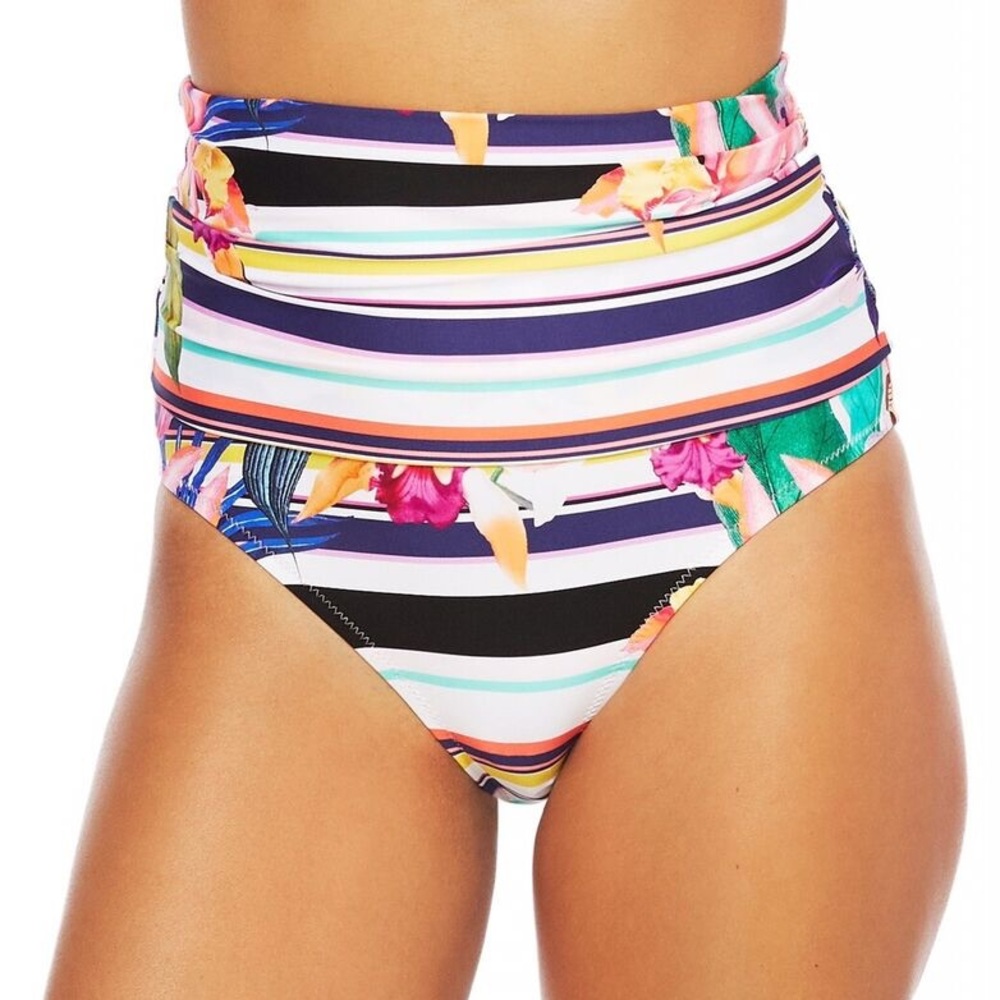 Trina Turk Treasure Cove High Waist Bikini Set โข 8 - Picture 10 of 12